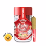 STRAWBERRY SOUR DIESEL BABY JEETER 0.5G INFUSED PREROLL 5-PACK