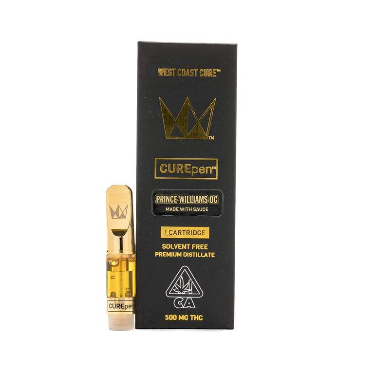 West Coast Cure Curepen Vape Cartridge - Prince Williams Og West Coast Cure Curepen Vape Cartridge - Prince Williams Og