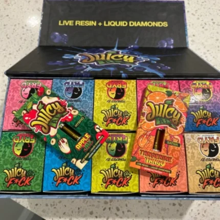 Juicy AF Fryd Carts – Live Resin + Liquid Diamonds 1000 MG (Mixed Flavors) for Sale